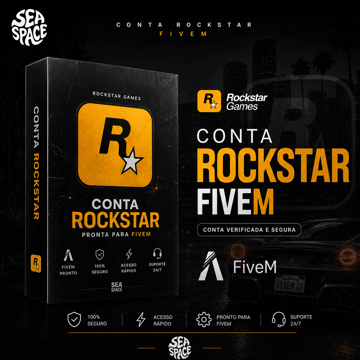 Conta Rockstar (FiveM)