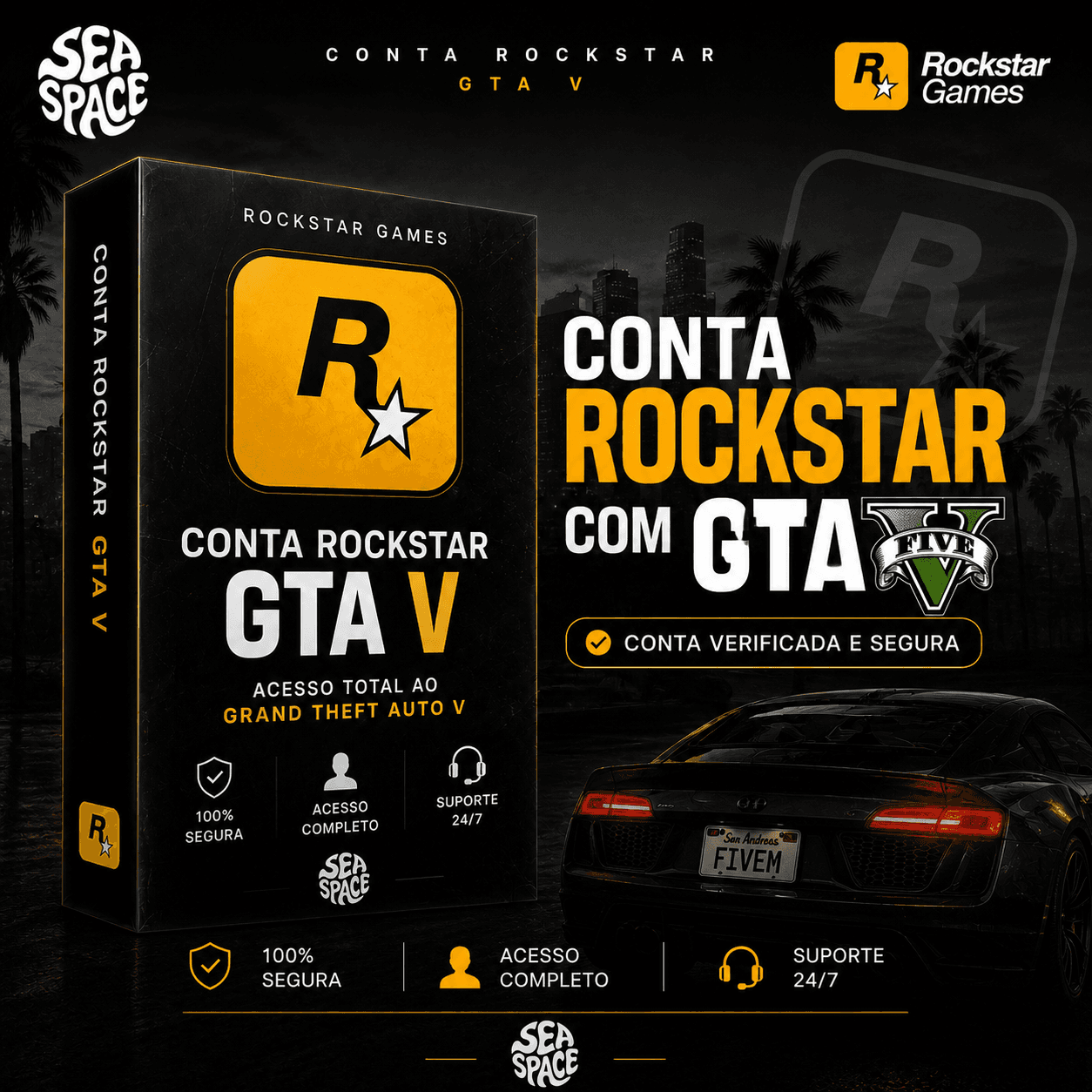 Conta Grand Theft Auto V Online